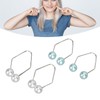 2 Pairs Dimple Trainer Stainless Steel Easy to Wear Develop