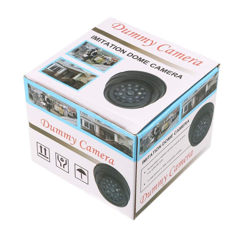 sourcing map Fake Security Camera Dummy Dome CCTV with Blinking