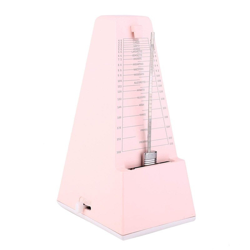 Metal Mechanical Core Metronome Traditional Metronome in Pyramid Style for
