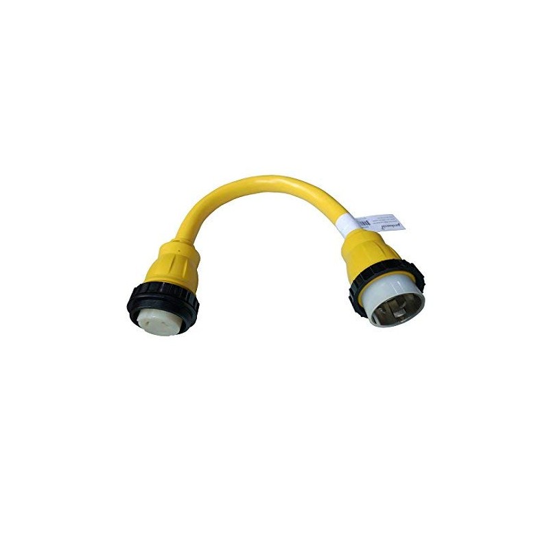 Parkworld 885941 Shore Power Adapter Cord Marine 50A SS2-50P Male