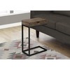 Monarch Specialties BROWN RECLAIMED WOOD-LOOK/BLACK/DRAWER ACCENT, END, SNACK TABLE