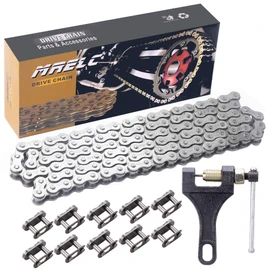 MRELC 415H-110L Chain +Chain Breaker fit for 49cc 60cc 66cc 80cc 2-Stroke Engine Motor Motorized Bicycle Bike Heavy Duty Chain High Power Racing Parts