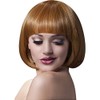 Smiffys Women's One Size Fever Mia Wig, Auburn