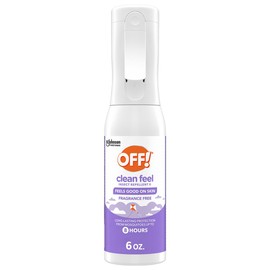 OFF! OFF! Clean Feel Insect Repellent Misting Spray, Fragrance-Free Bug Spray for Lasting Protection from Mosquitoes, 6 oz