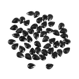 COHEALI 50pcs Teardrop Glass Crystal Rhinestones Bottom Drop Drill Diy Jewelry Making Faceted Gemstones for Crafts and Decorations
