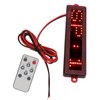 Rechargeable LED Name Tag Replacement for Universal Automobile Programmable Name