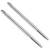 QUARKZMAN Pack of 2 Straight Groove Taps, M6 x 1
