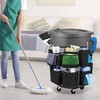 HODRANT 32-55 Gallon Trash Can Caddy Bag, Garbage Bin Apron