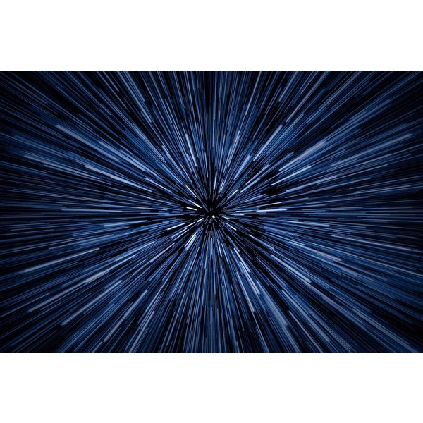 Speed of Light Jump Lightspeed Stars Blurred Streaking Outer Space Cool Huge Large Giant Poster Art 54x36