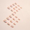 EYZOTSF Press on Nails Short Oval Shaped Acrylic Extra Short