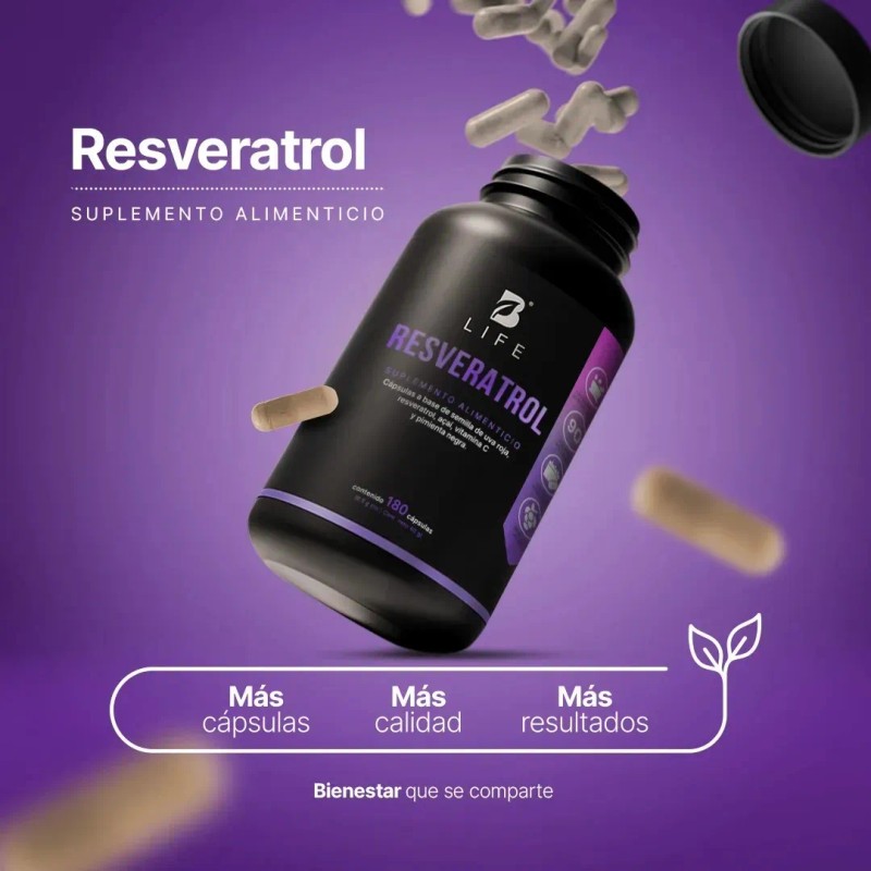 Resveratrol 180 Cáps