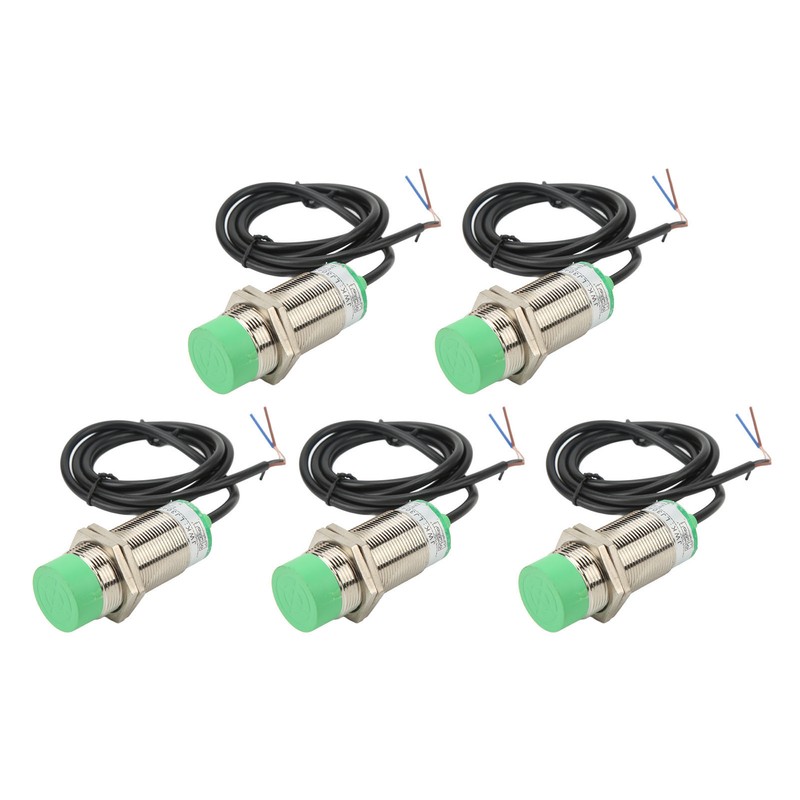 5Pcs Approach Sensor Inductive Proximity Switch NPN NO DC6‑36V 15mm