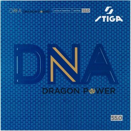 STIGA Table Tennis Rubber DNA Dragon Power 55 Black Extra Thick Black 1712-2401-21