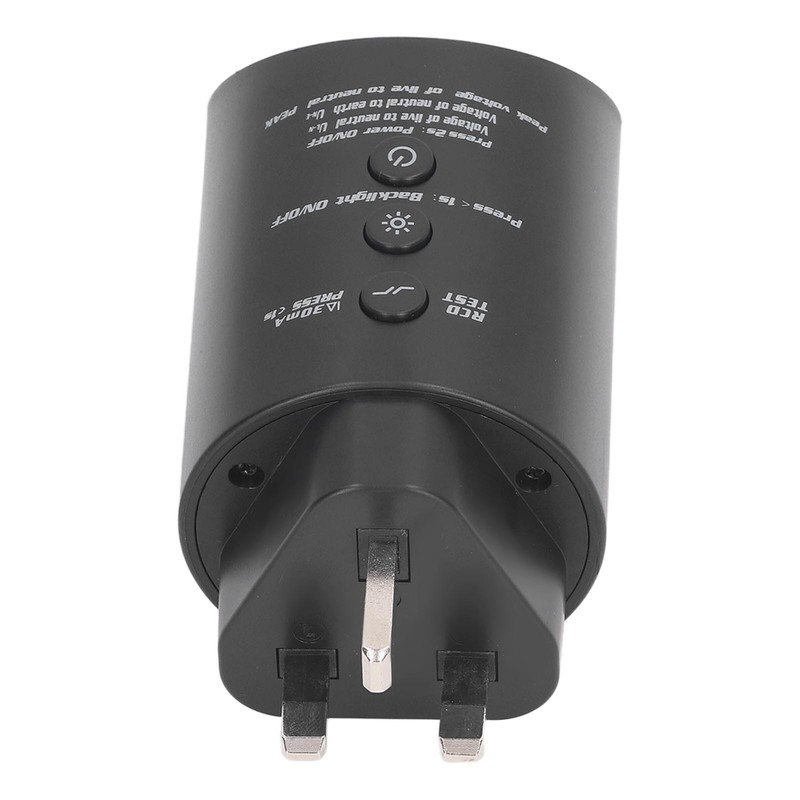 Outlet Tester Digital Display 3 Prong Electrical Receptacle Detector Socket