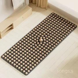 원목 발지압판 나무 발바닥 볼 지압발판 Wooden Foot Roller Massage Ball Acupressure Plate
