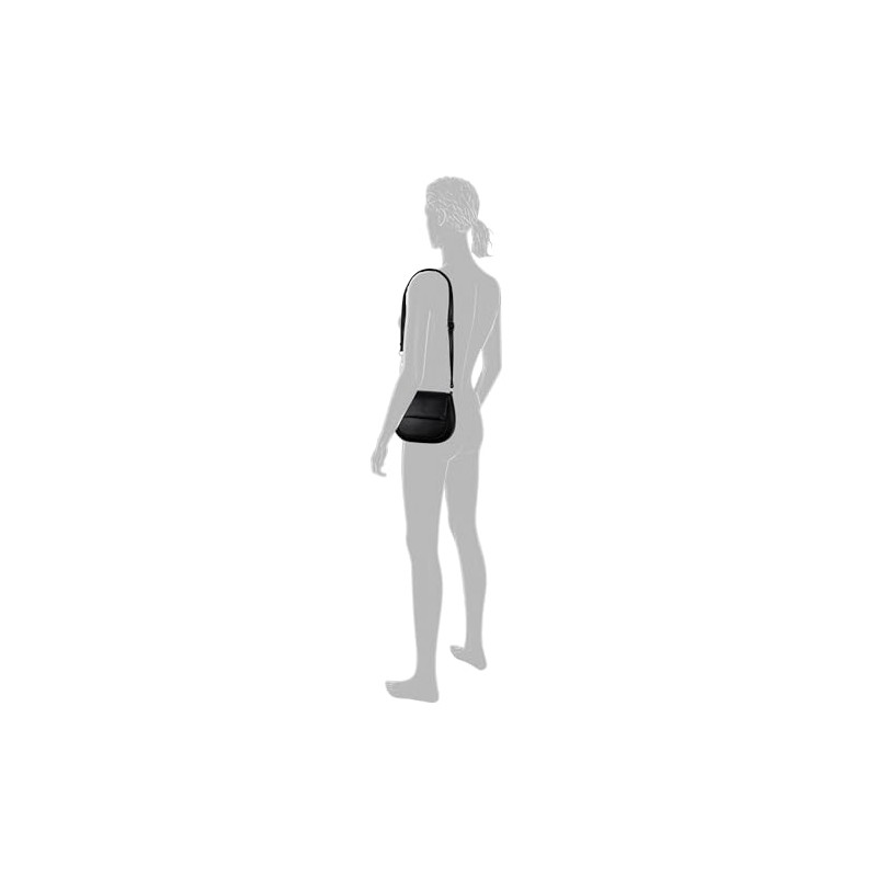 TOM TAILOR Denim Women's Anne Flap Bag, black, 002494
