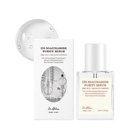 Dr.Althea Suero de pureza con 15% de niacinamida: incluye 15% de niacinamida, mejora general del tono y la textura de la piel, cuidado de los poros, control del suero con zinc, fórmula vegana, c