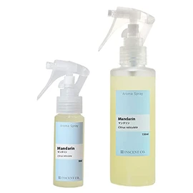 Aroma Shower Mandarin, Set of 2 (Regular Size, 5.1 fl oz (150 ml) & Portable Size, 1.7 fl oz (50 ml), Incent, Aroma Shower