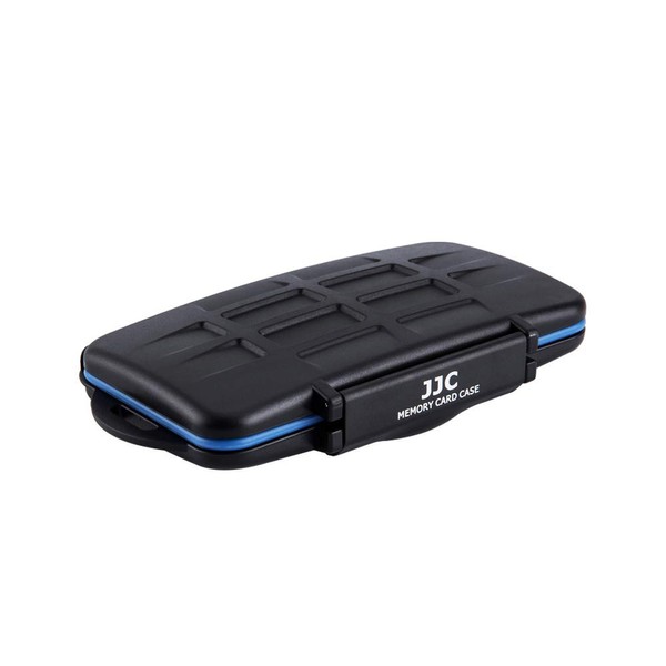 JJC SD Card Holder Water-Resistant Memory Card Case Storage for