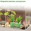 HAISENGO 24 Set Anti-Floating Aquarium Plant Rings, Aquatic Plants Fixed