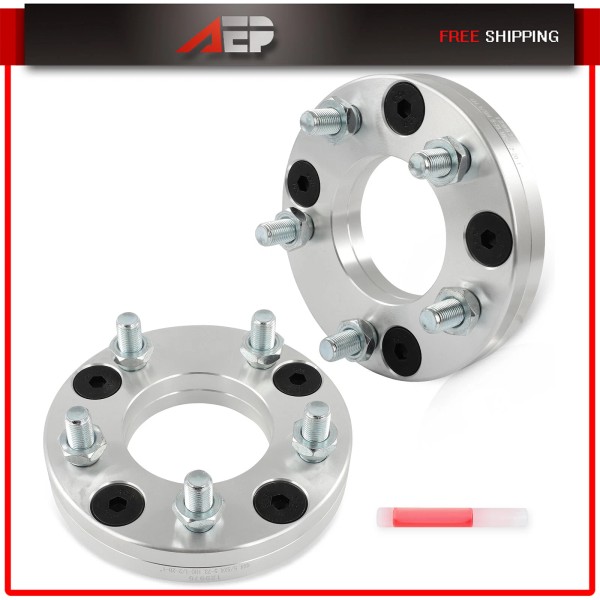 Autopuppy 2X 4x4.5 to 5x4.5 1" Wheel Adapter 1/2-20 For