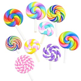 Ultnice Lollipop-Requisiten, Regenbogen-Wirbel, 36 Stück