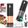 CIRCLE JOY Electric Salt and Pepper Grinder Set Rechargeable Salt
