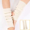 YUANQIAN Women Winter Extra Soft Long Legwarmer Warmer Knitted Stirrup