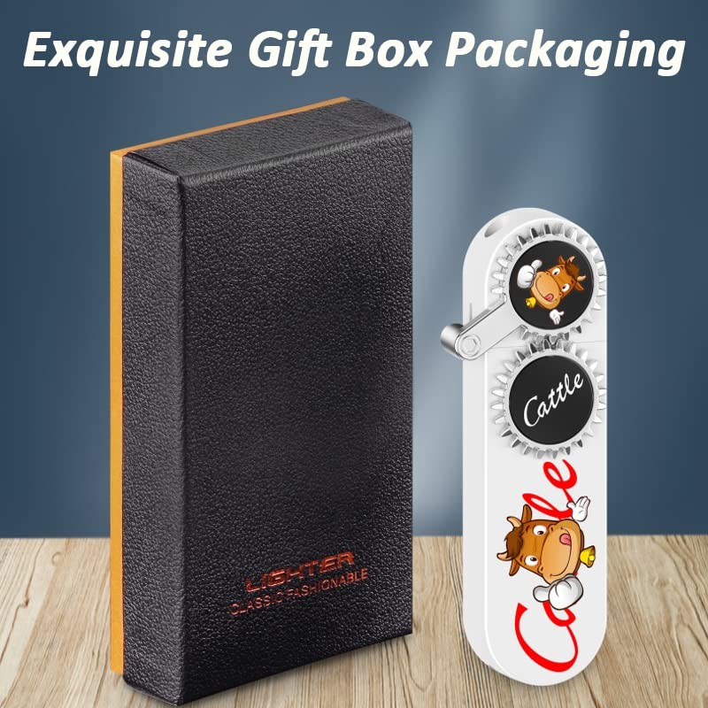 Mini Jet Torch Lighter Rocker Arm Inflatable Lighter Pocket Torch