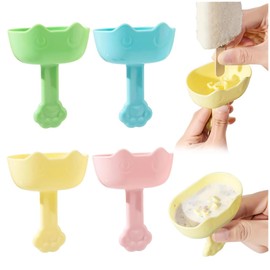 Pack of 4 Drip-Free Ice Lolly Stick Holder, Reusable Ice Holder Children, Drip-Free Popsicle Holder, BPA-Free Drip-Free Ice Stick Holder, Ice Holder for Nursery Children Toddlers