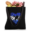 Heart, butterfly, Israel flag, Judaism, support, solidarity Tote Bag