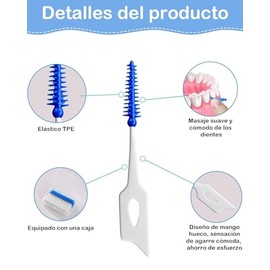 200 Cepillos Interdentales, Cepillo Interdental Gum, Limpieza Dental Portátil, Cuidado Dental Diario, Ideal Para Pacientes Ortodóncicos Y Viajeros, Ce