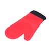 Silicone Oven Mitts with Cotton Heat Insulated Anti Scalding Baking