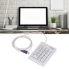 Mechanical Numpad 18 Keys Linear Action Switch USB Port Splashproof