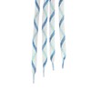 [Allegra K] Shoelaces, Flat, Metallic, Flat Laces, Shiny, blue (royal),