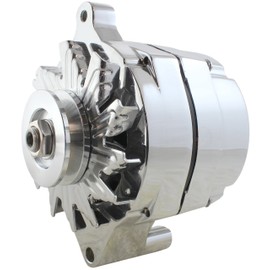 New 140 Amp!! Chrome Alternator for Ford Lincoln Mercury Race Car Applications 1 Wire Self Excited Hi Output C5AF-10300-B C5AF-10300-C C5AF-10300-D C5AF-10300-E C5AF-10300-F C5AF-10300-G C5AF-10346-A