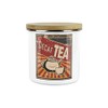 Purely Home Retro 1950s Style Decaf Tea Canister - White