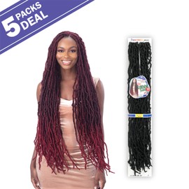 FreeTress Crochet Braids 2X Nikki Loc 30" (5-pack, 4)