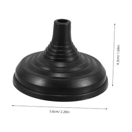 TEHAUX 10Pcs Flag Stand Plastic Round Base Holder for Desk Flags Stable Mini Flagpole for Office Home and Events Lightweight and Portable Design