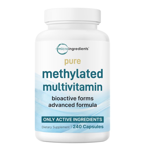 Micro Ingredients Pure Methylated Multivitamin, 240 Capsules | 11-in-1 Formula