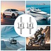2Pcs 8mm Fuel Non Return Valve One Way Inline Check