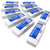 Pentel Hi-Polymer Plastic Rubbers Erasers - White - ZEH10 -