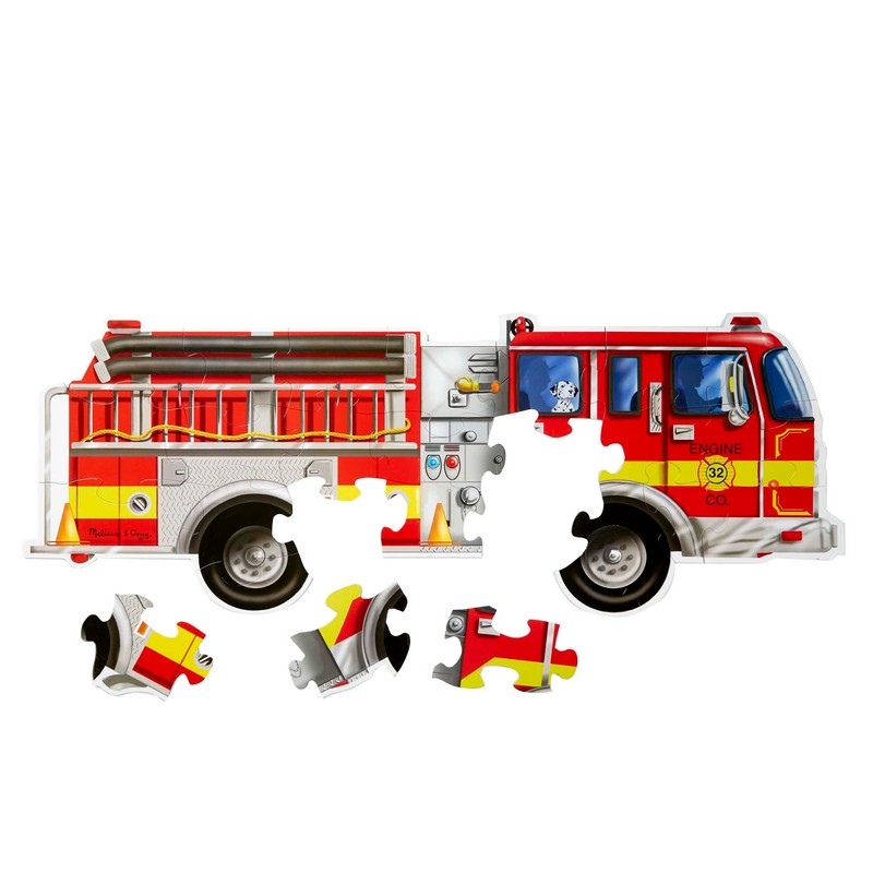Melissa & Doug Fire Truck Jumbo Jigsaw Floor Puzzle (24
