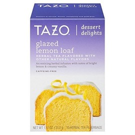 TAZO TEA, Tea, Herbal, Glzd Lmon Loaf, Pack of 6, Size 15 BAG, (GMO Free Yeast Free)