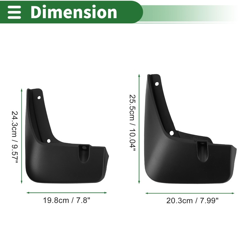 Motoforti Mud Flaps Splash Guards Mud Guards for Hyundai Palisade