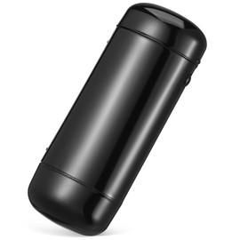 [WOFASHPURET] Hard Shell Glasses Case, Slim Case, Aluminum Glasses Case, Portable Sunglasses Protector Case, Metal Glasses Holder Case, For Travel, For Women and Men, Black