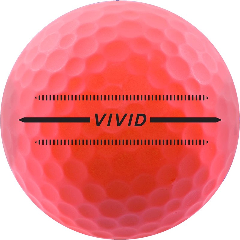 VOLVIK VIVID20 LD Pink Ball 1 Sleeve (3 Pieces) FF