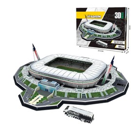3D Small Football Stadium Puzzle Toy Model Building Kits for Children (Torino Stadium)