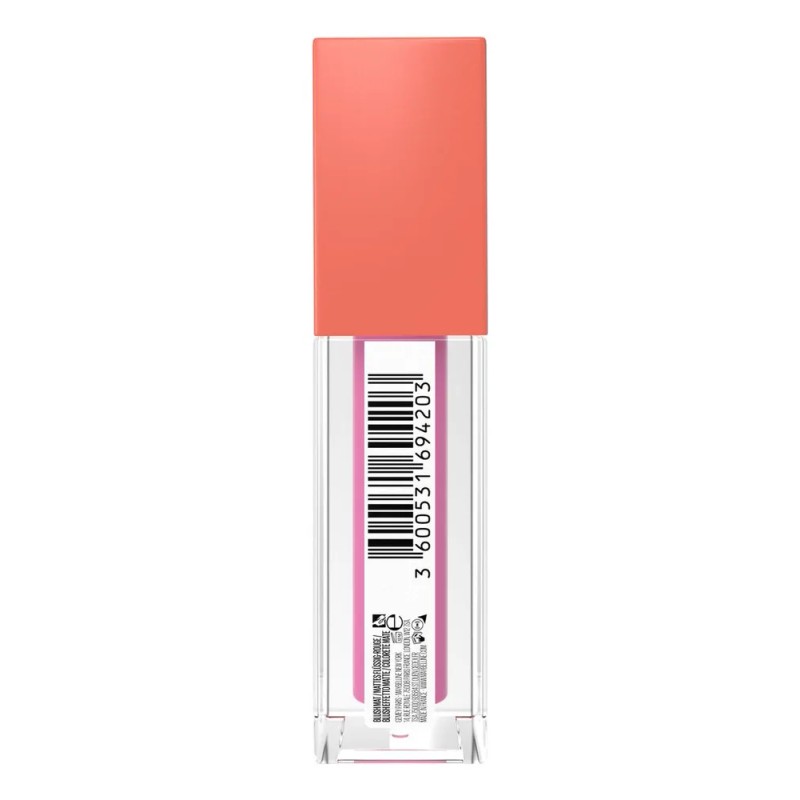 Maybelline Blush mate líquido Sunkisser, 4.7ml, fórmula con Vitamina E,