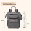 BabbleRoo Diaper Bag Backpack, Multifunction Large Bags with Changing Pad